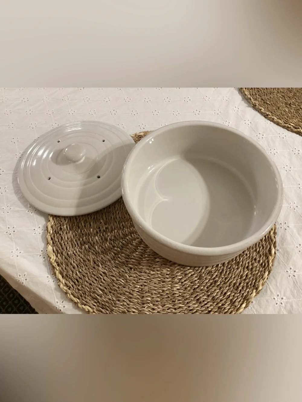 Crate& Barrel Pancake Warmer.